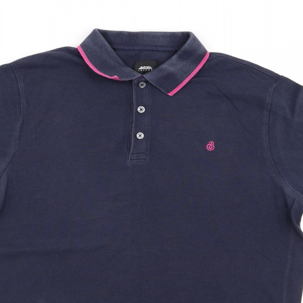 burton menswear Mens Blue    Polo Size M
