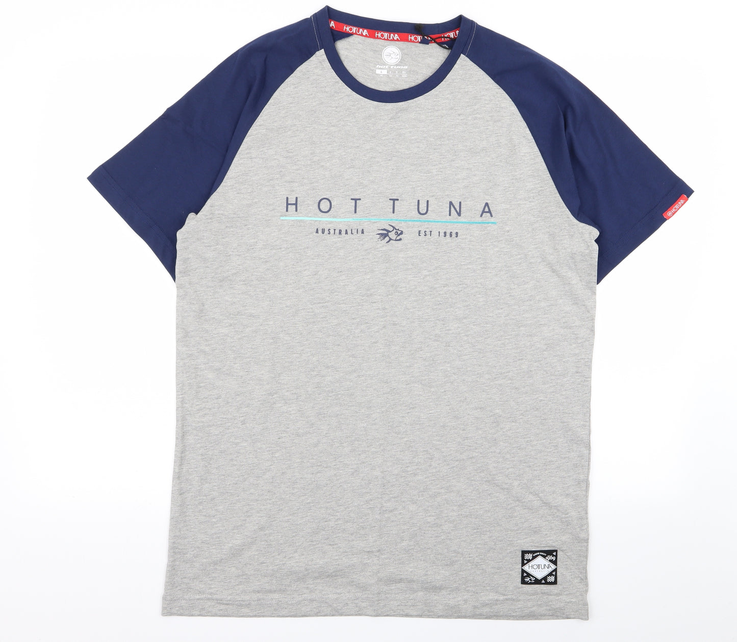 hotuna Mens Grey    T-Shirt Size L
