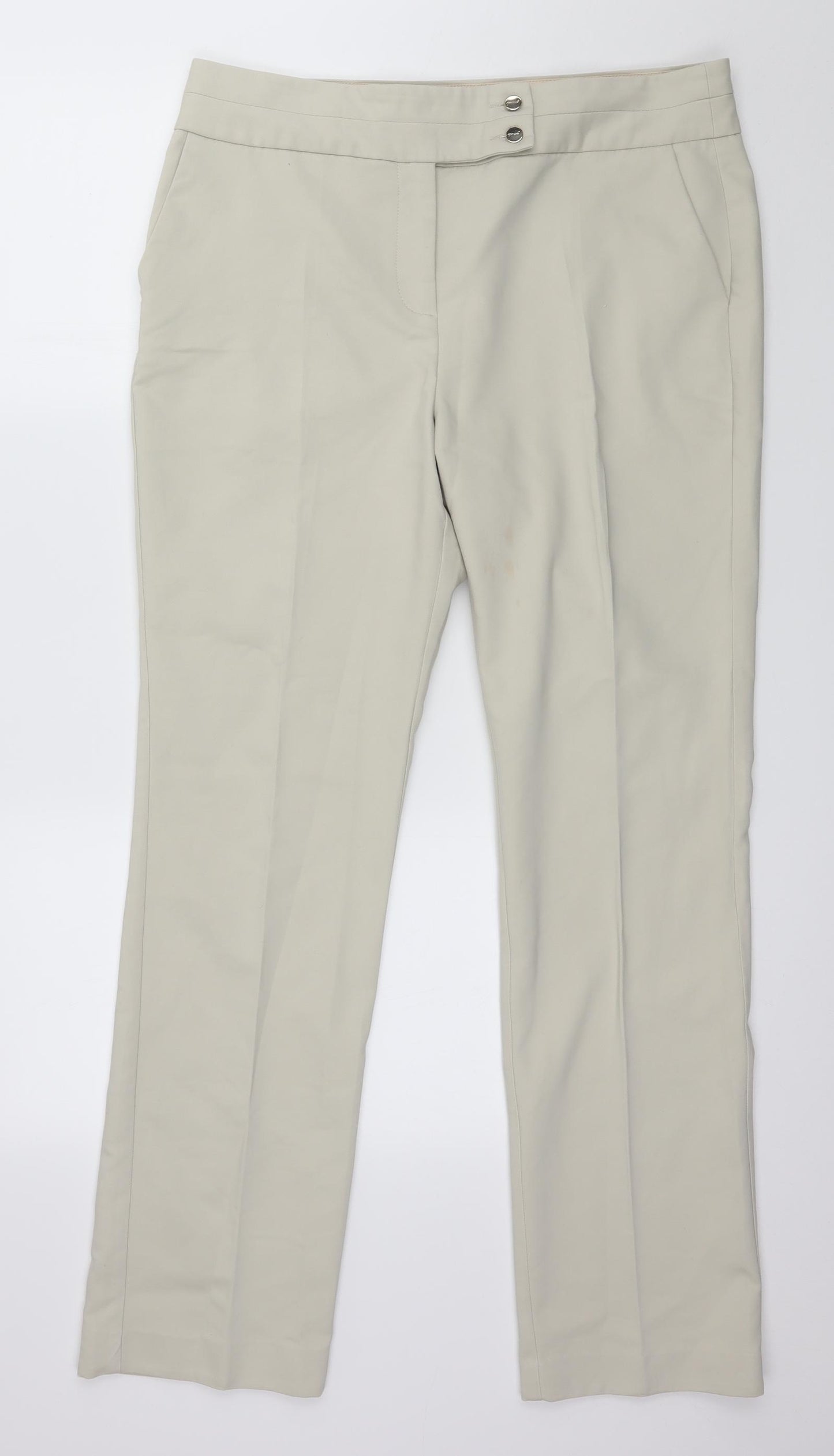 Per Una Womens Beige   Trousers  Size 14 L30 in
