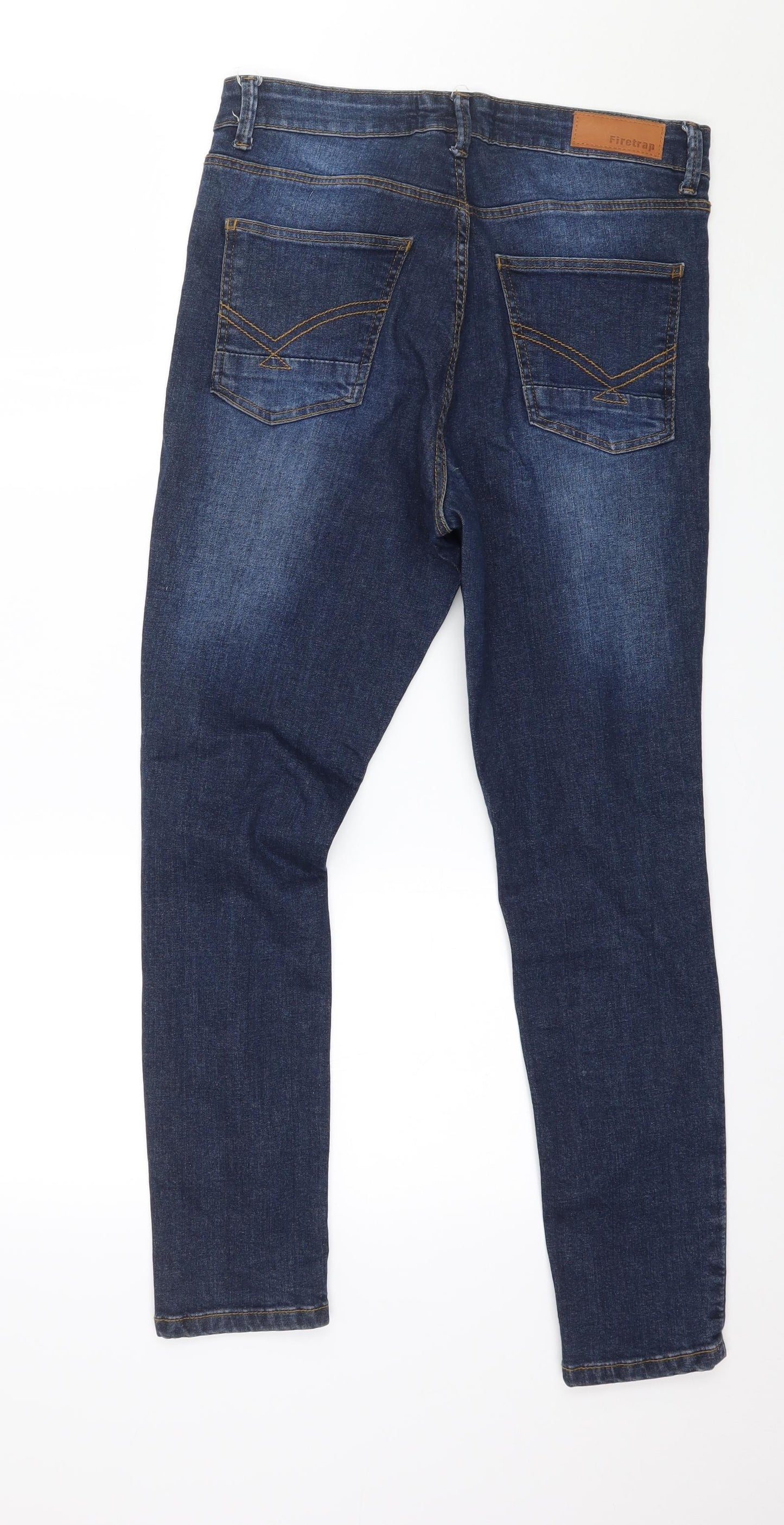 Firetrap Womens Blue  Denim Skinny Jeans Size 12 L27 in