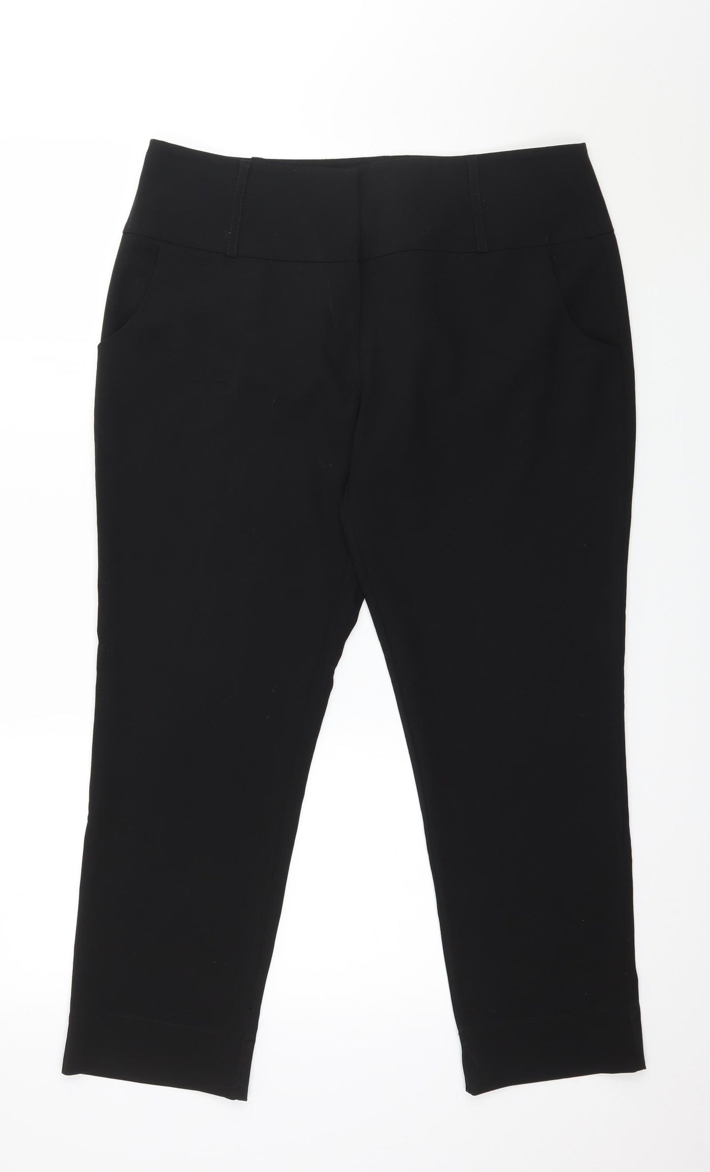 Dorothy Perkins Womens Black   Trousers  Size 14 L26 in