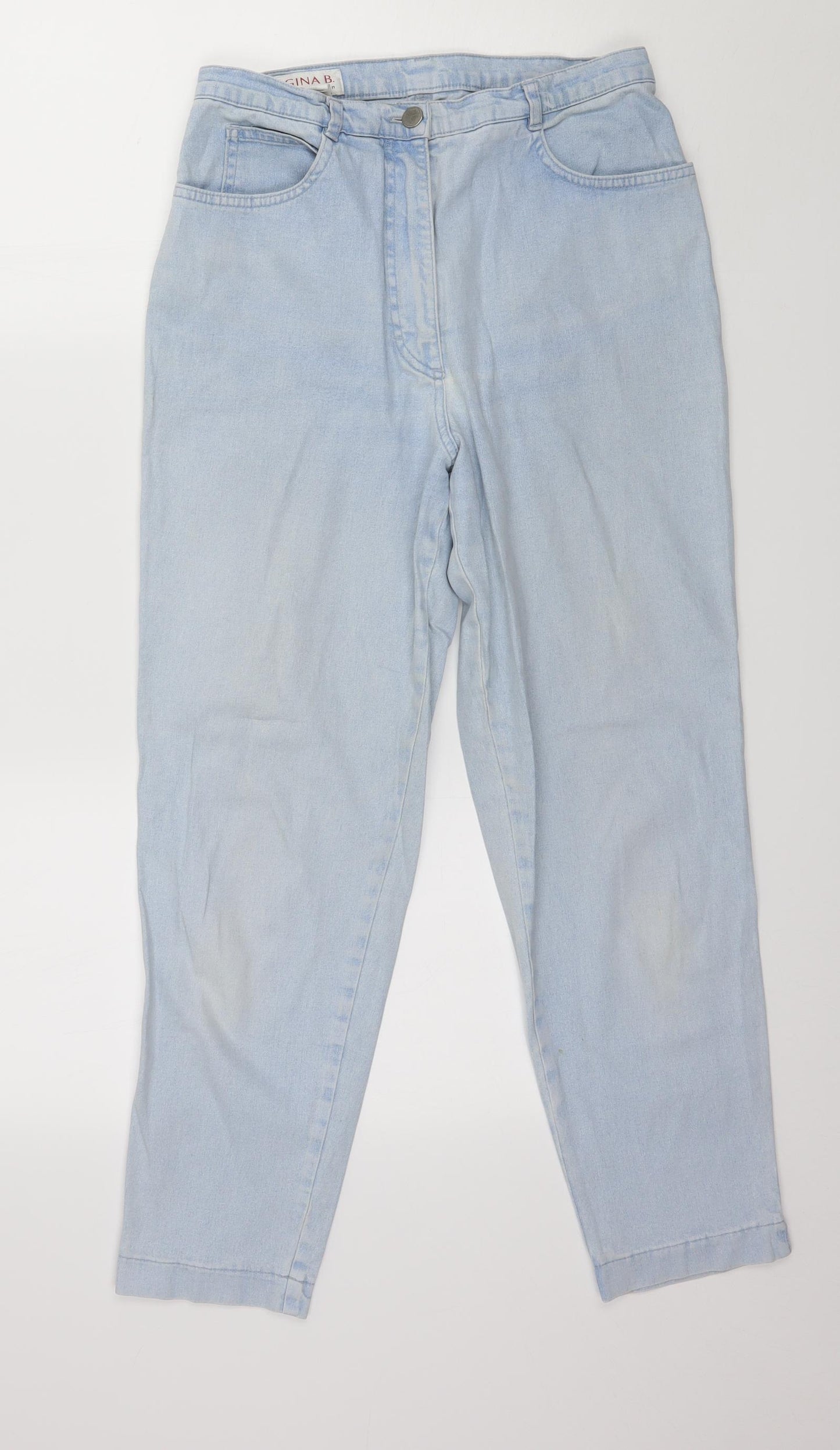 Gina B Womens Blue  Denim Skinny Jeans Size 28 in L25 in