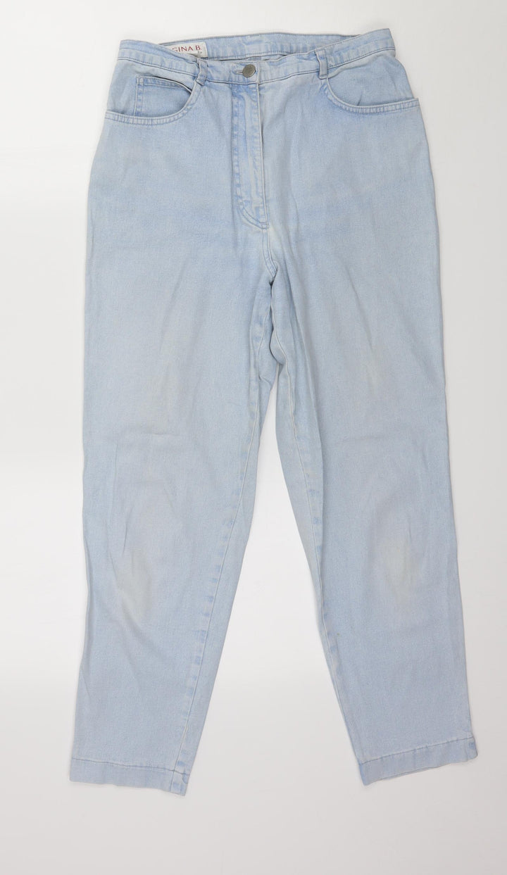 Gina B Womens Blue  Denim Skinny Jeans Size 28 in L25 in