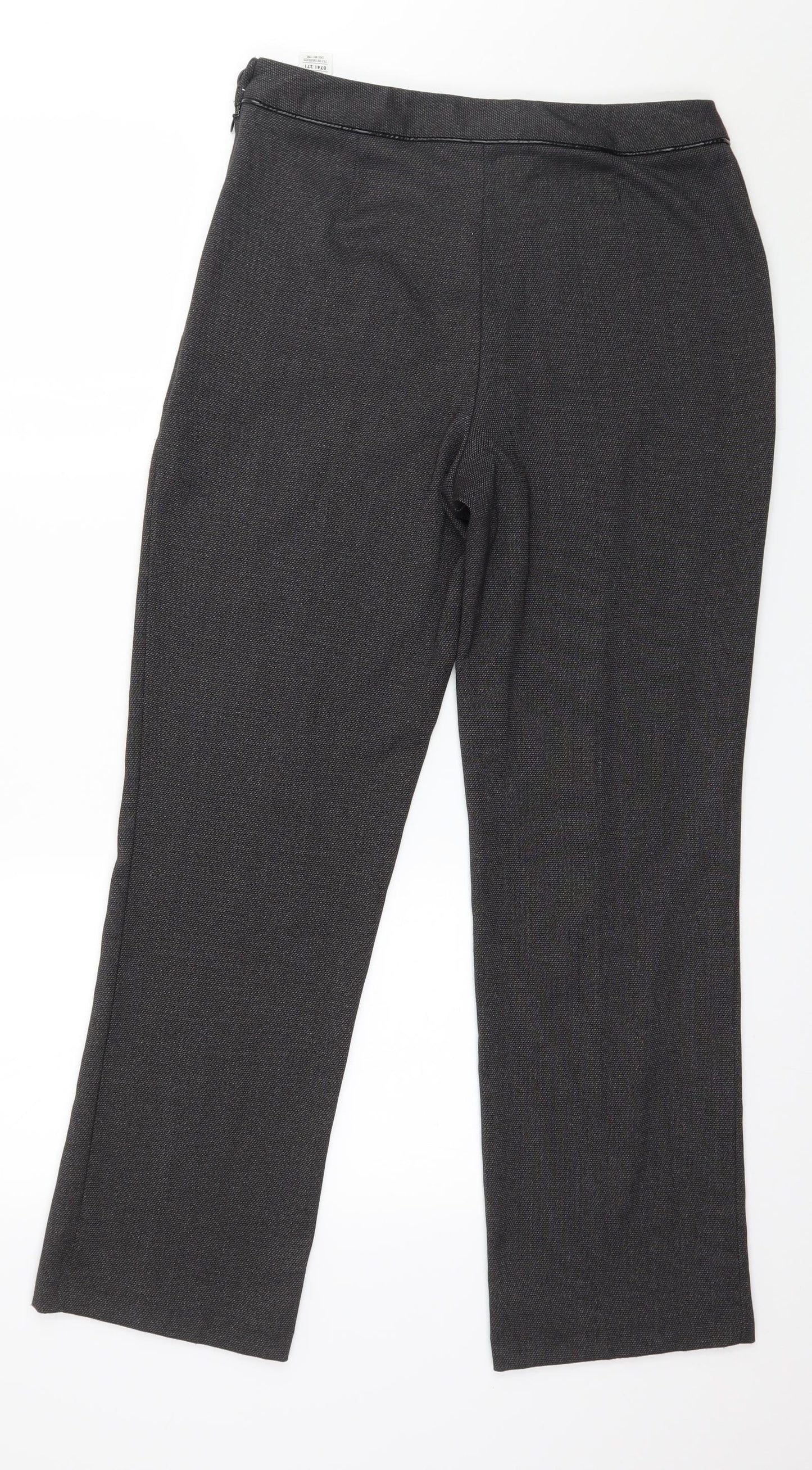 Marks and Spencer Womens Grey   Trousers  Size 10 L28 in