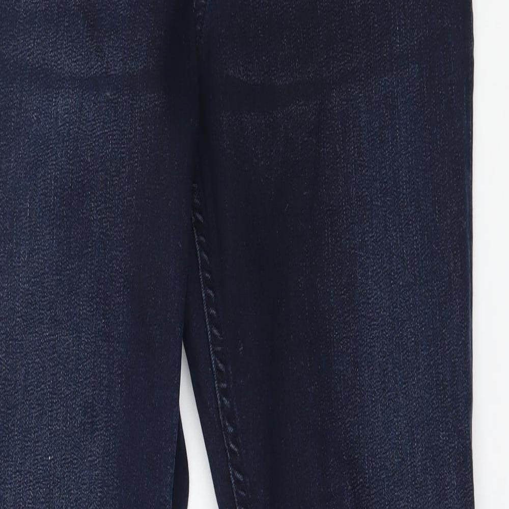 H&M Womens Blue  Denim Bootcut Jeans Size 10 L33 in