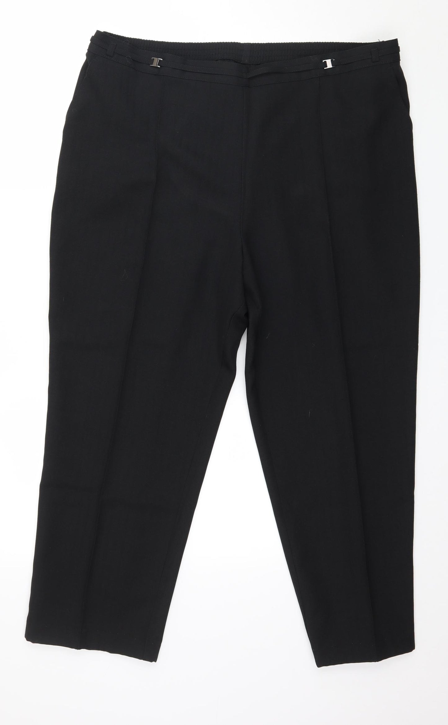 Marks and Spencer Womens Black   Trousers  Size 18 L24 in