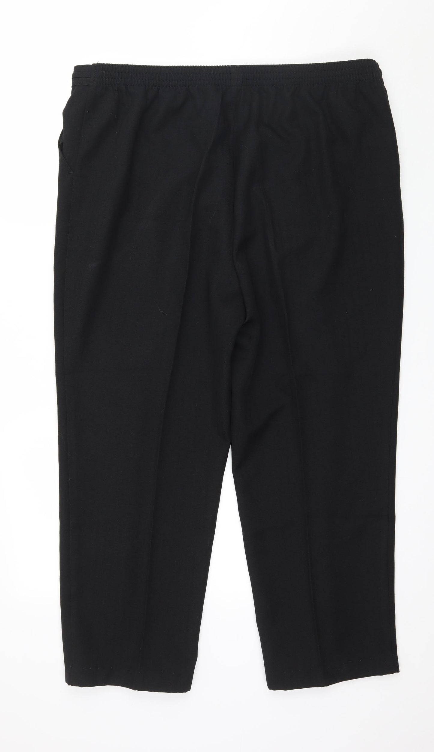Marks and Spencer Womens Black   Trousers  Size 18 L24 in