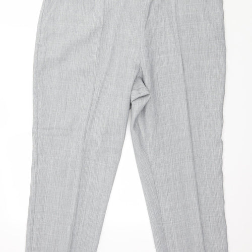 Marks and Spencer Womens Grey   Trousers  Size 18 L25 in