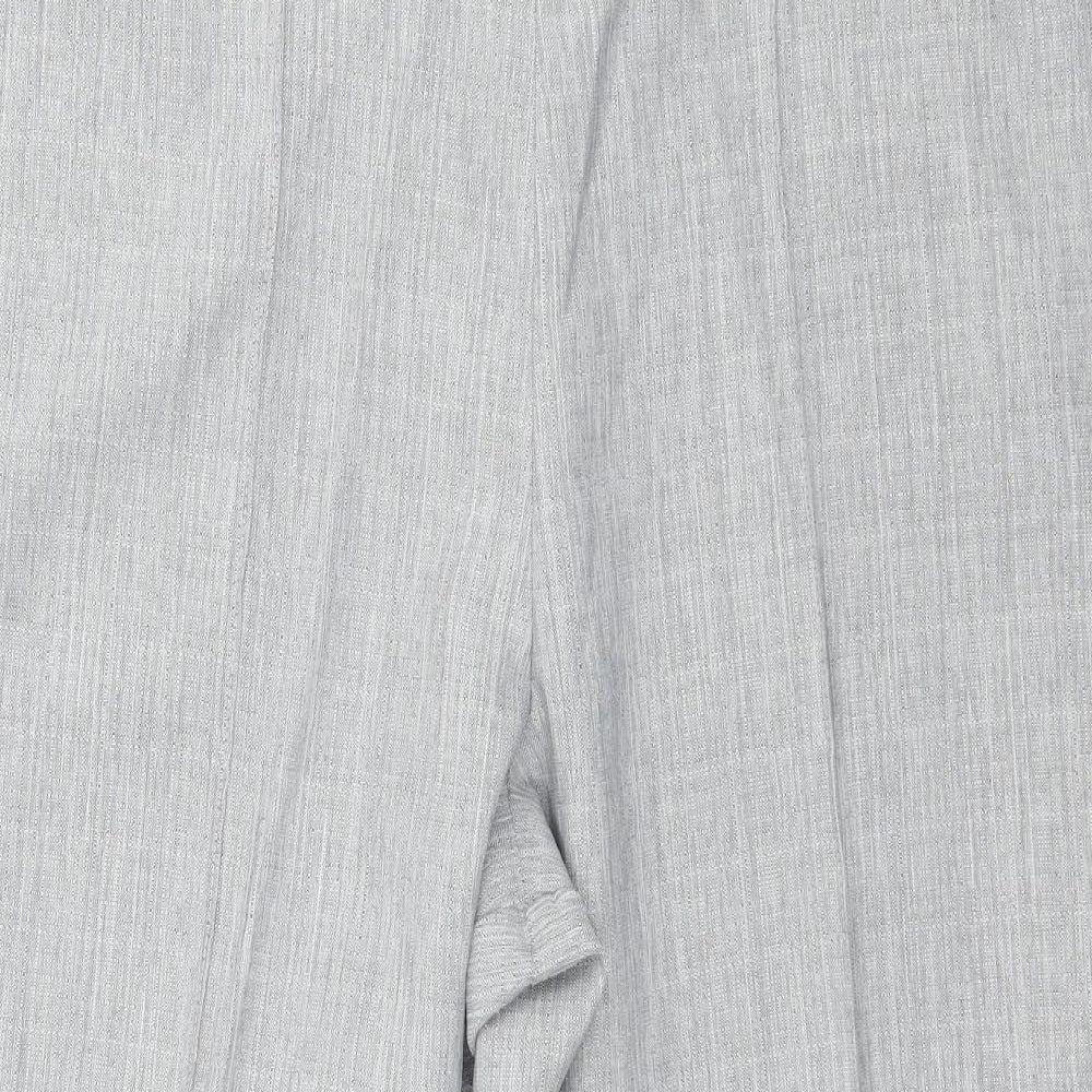 Marks and Spencer Womens Grey   Trousers  Size 18 L25 in