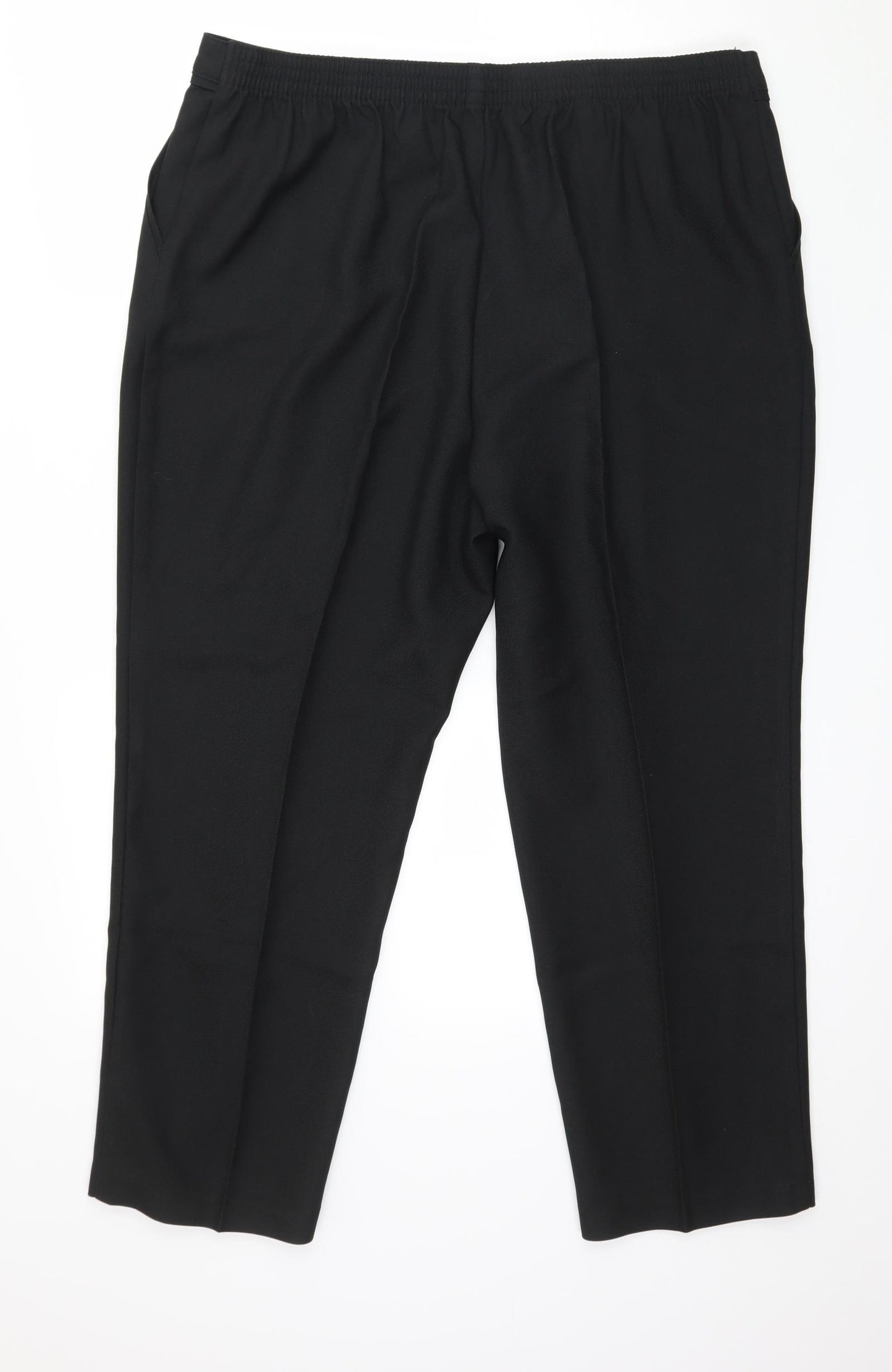 Marks and Spencer Womens Black   Trousers  Size 18 L25 in