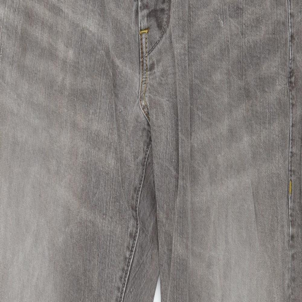 Armani Exchange Mens Grey  Denim Straight Jeans Size 33 in L31 in