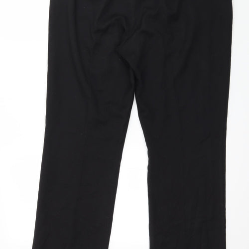 Preworn Womens Black   Trousers  Size 14 L30 in