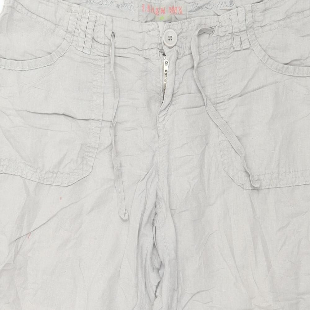 New Look Womens Grey   Bermuda Shorts Size 12