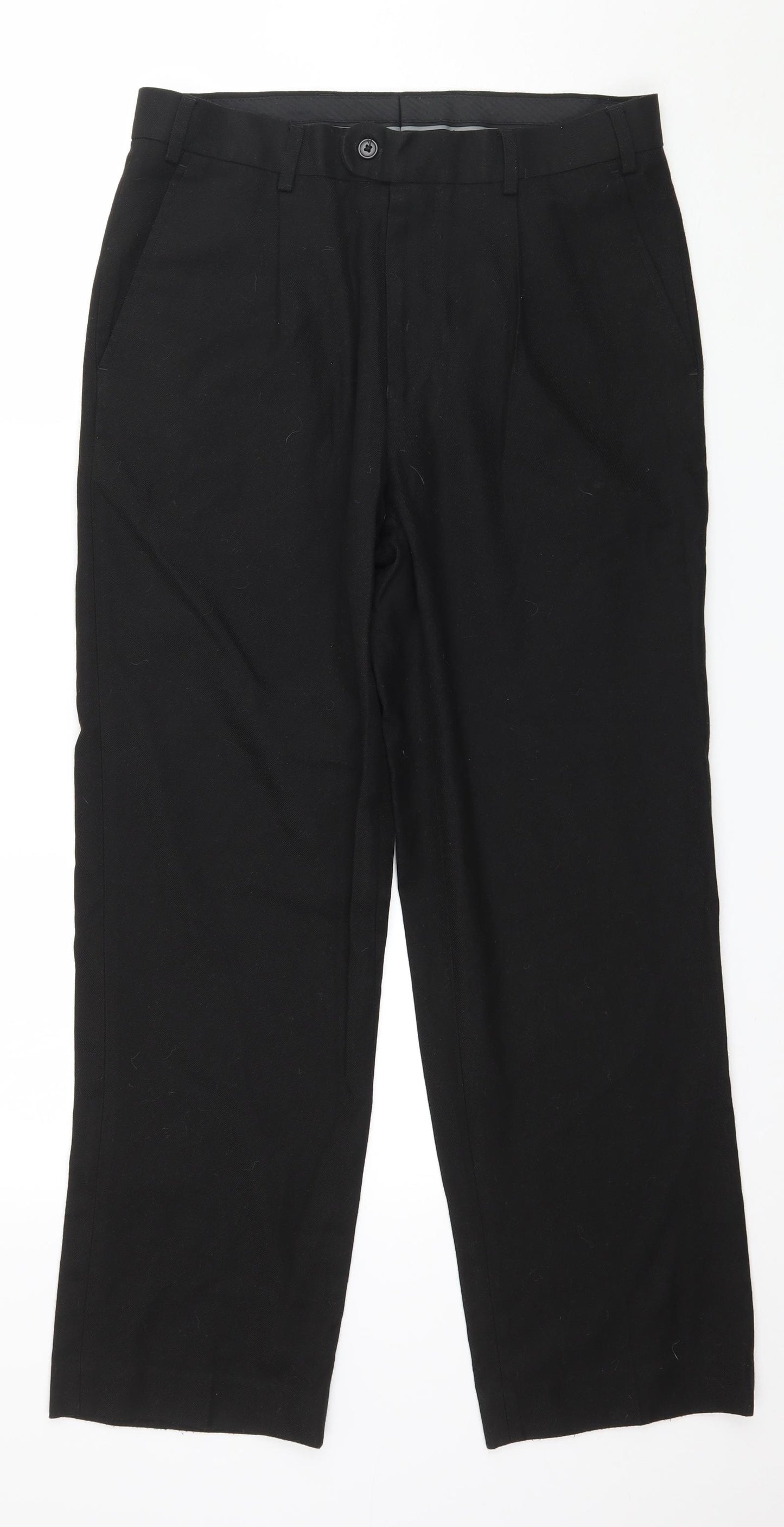 Skopes Mens Black   Trousers  Size 32 in L28 in