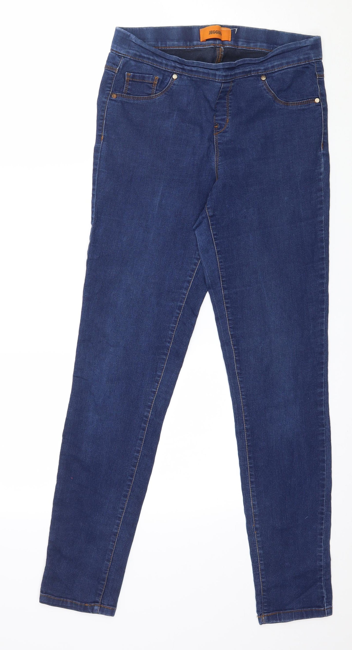 George Womens Blue  Denim Jegging Jeans Size 10 L29 in