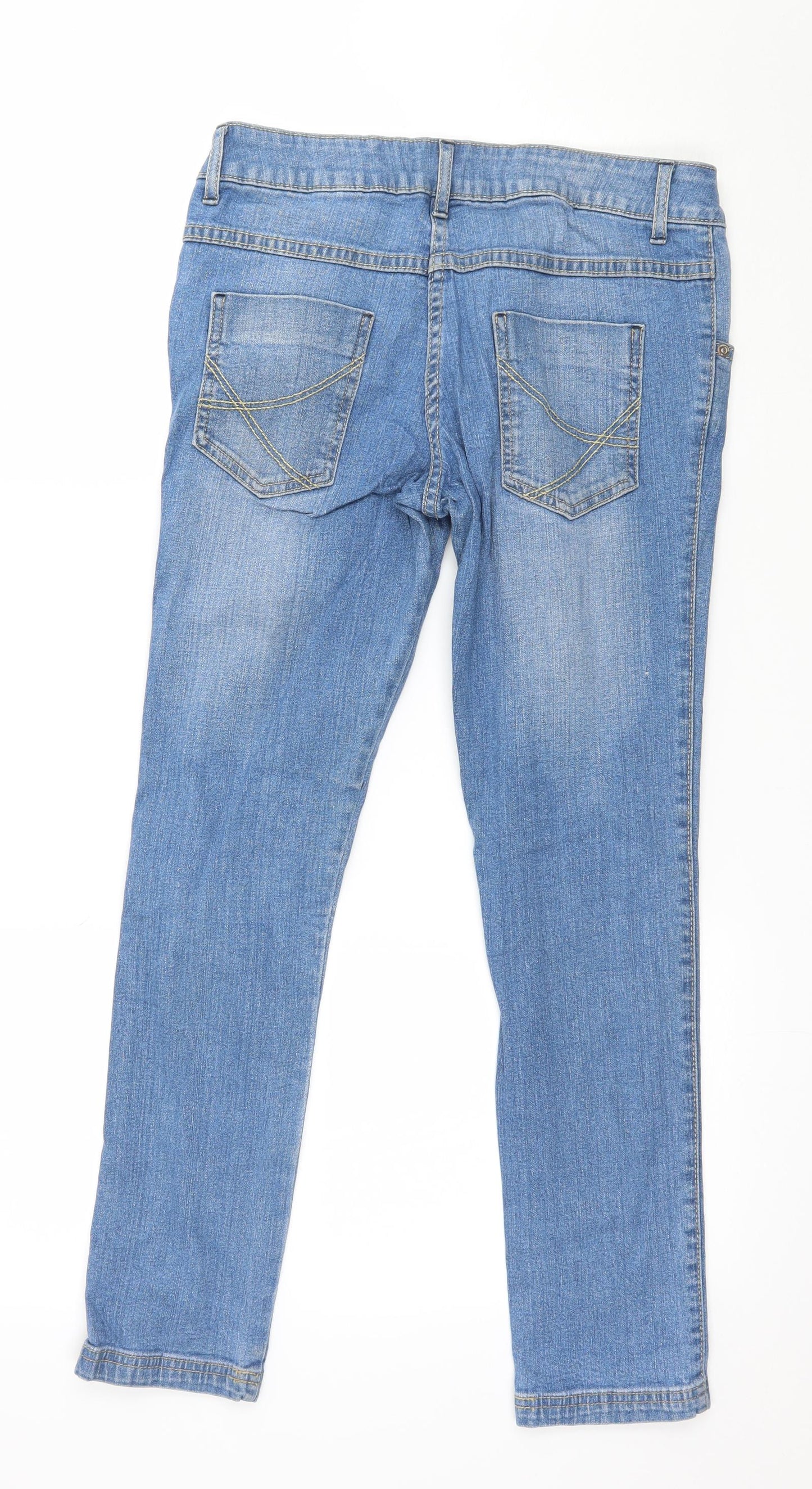 Indigo Girls Blue  Denim Straight Jeans Size 13 Years