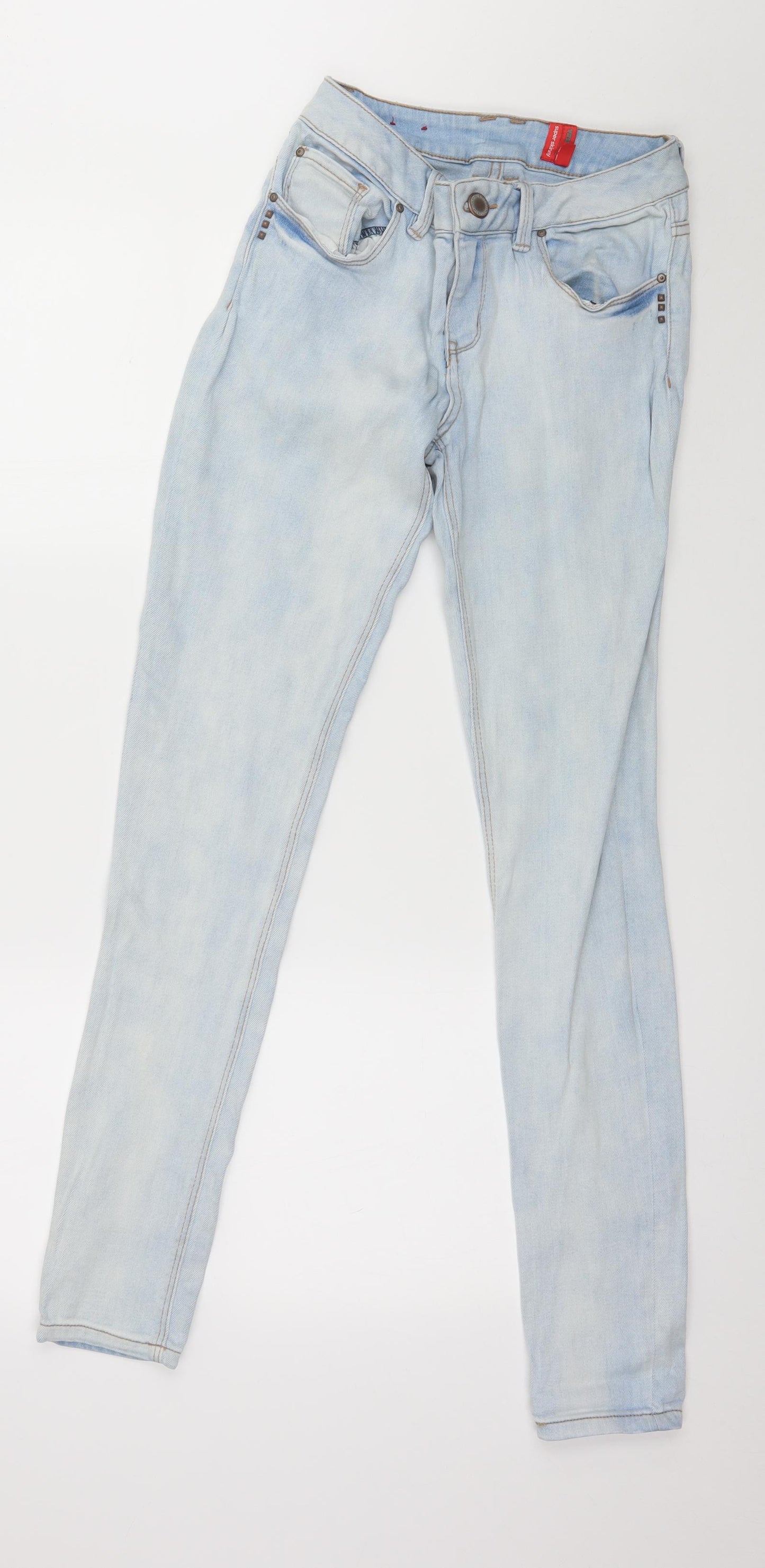 YES YES Womens Blue  Denim Skinny Jeans Size 10 L30 in