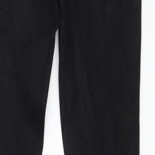 Denim & Co. Womens Black  Denim Skinny Jeans Size 8 L28 in