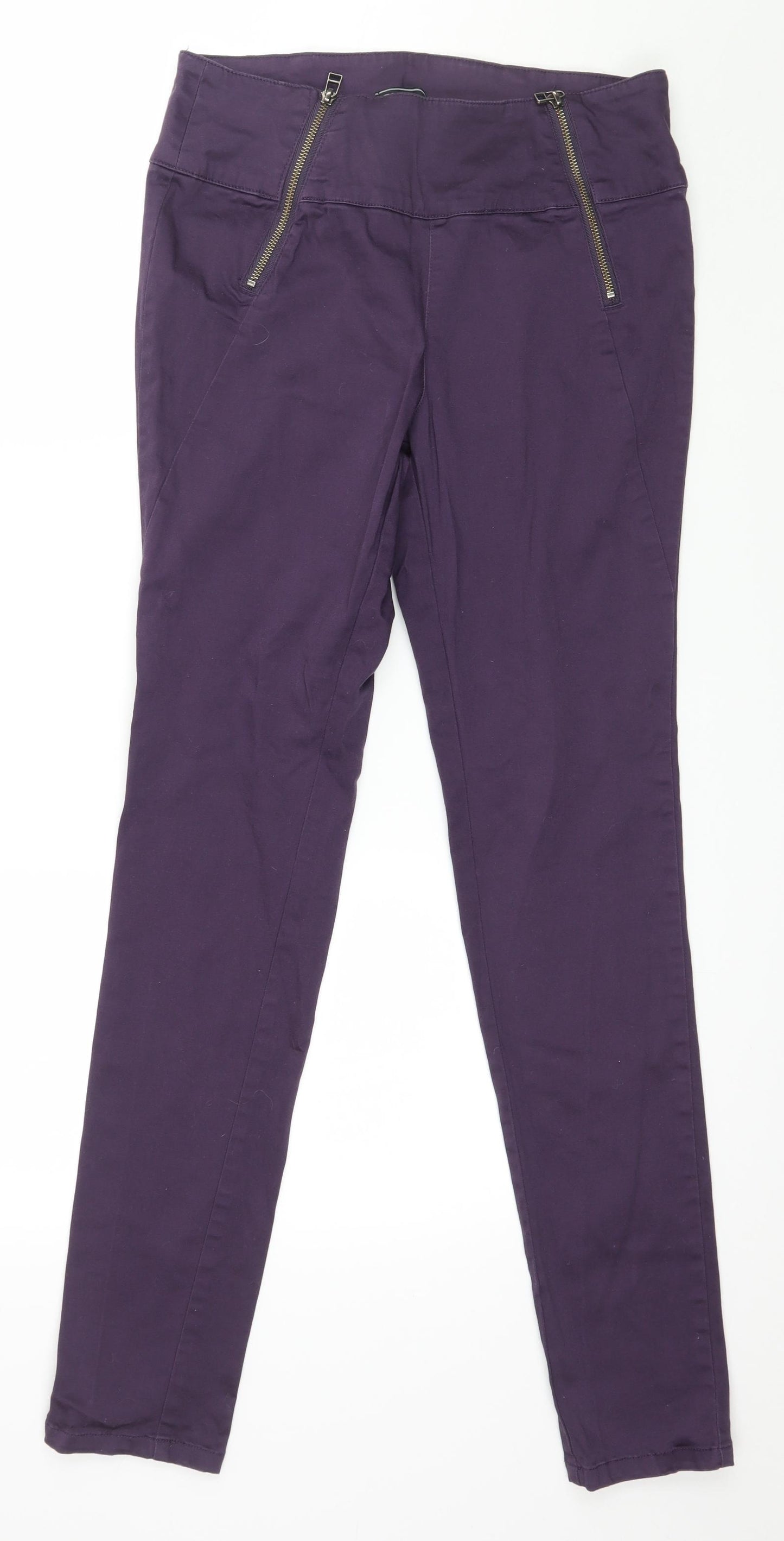 Only Womens Purple   Rain Trousers Trousers Size M L31 in