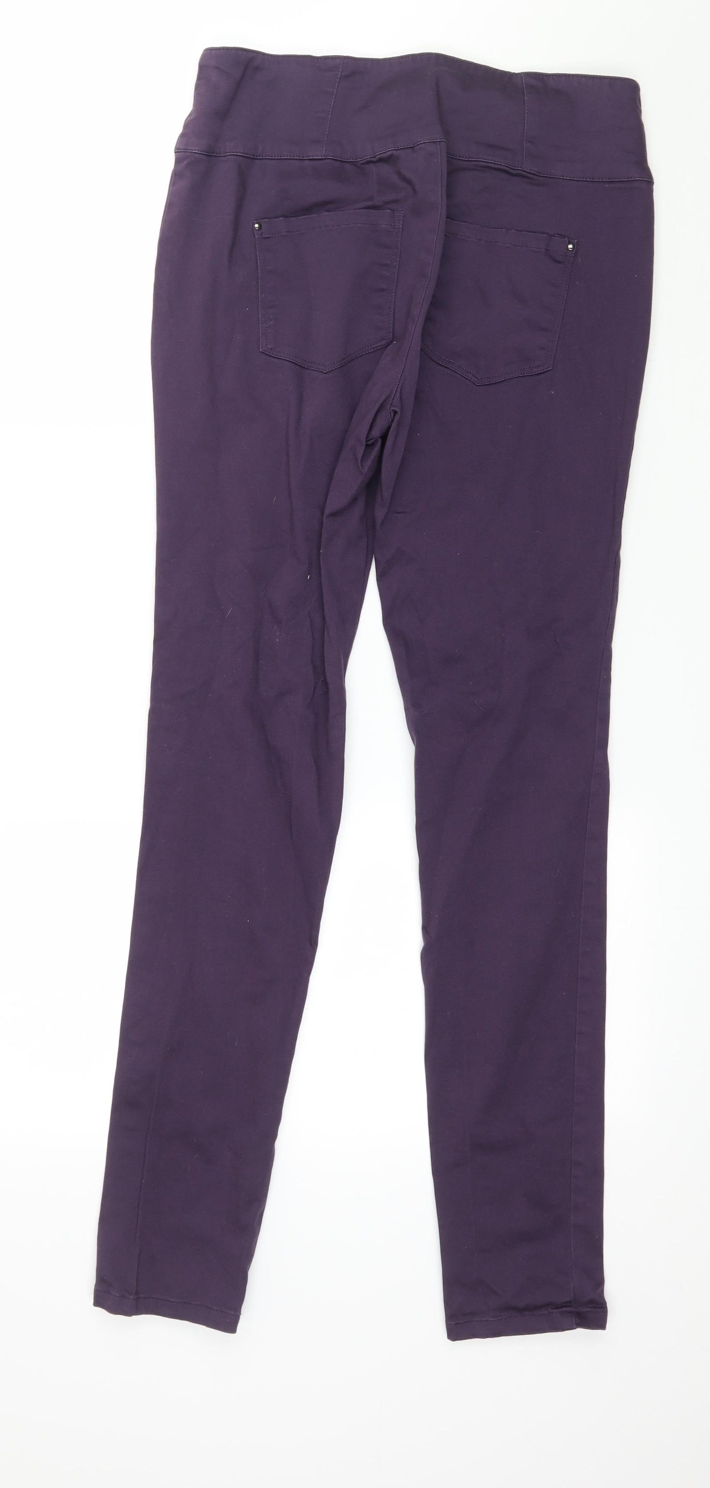 Only Womens Purple   Rain Trousers Trousers Size M L31 in