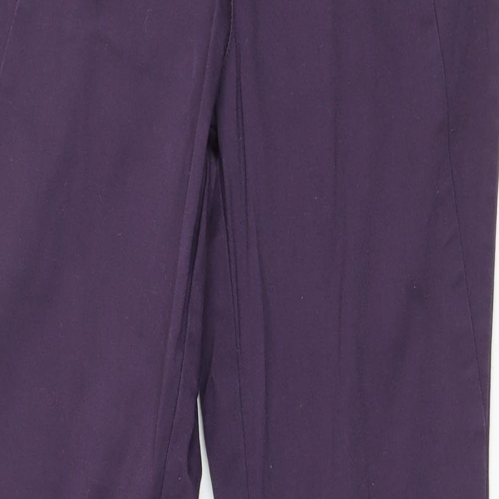 Only Womens Purple   Rain Trousers Trousers Size M L31 in