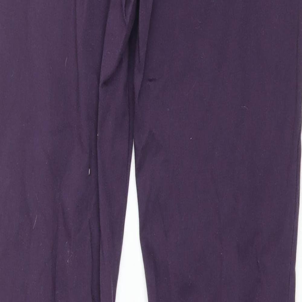 Only Womens Purple   Rain Trousers Trousers Size M L31 in