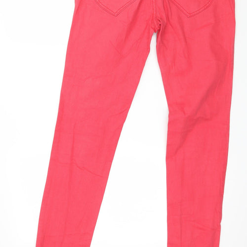 TOM TAILOR Womens Pink  Denim Skinny Jeans Size 27 in L34 in