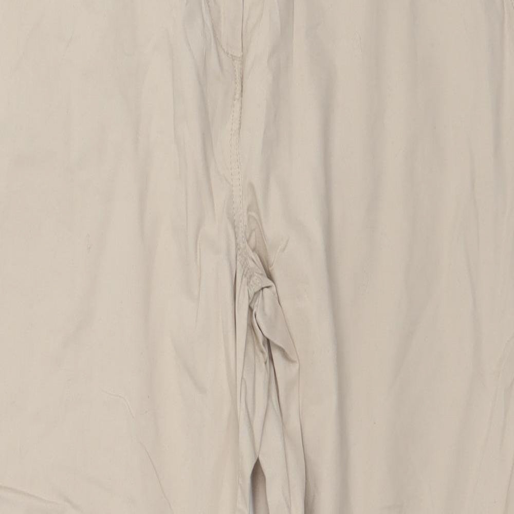 Dorothy Perkins Womens Beige   Trousers  Size 16 L28 in