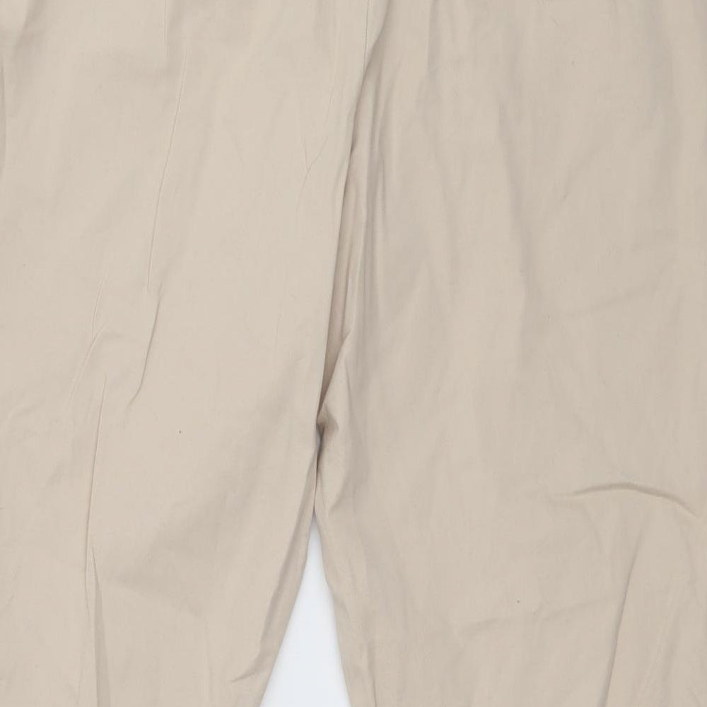 Dorothy Perkins Womens Beige   Trousers  Size 16 L28 in