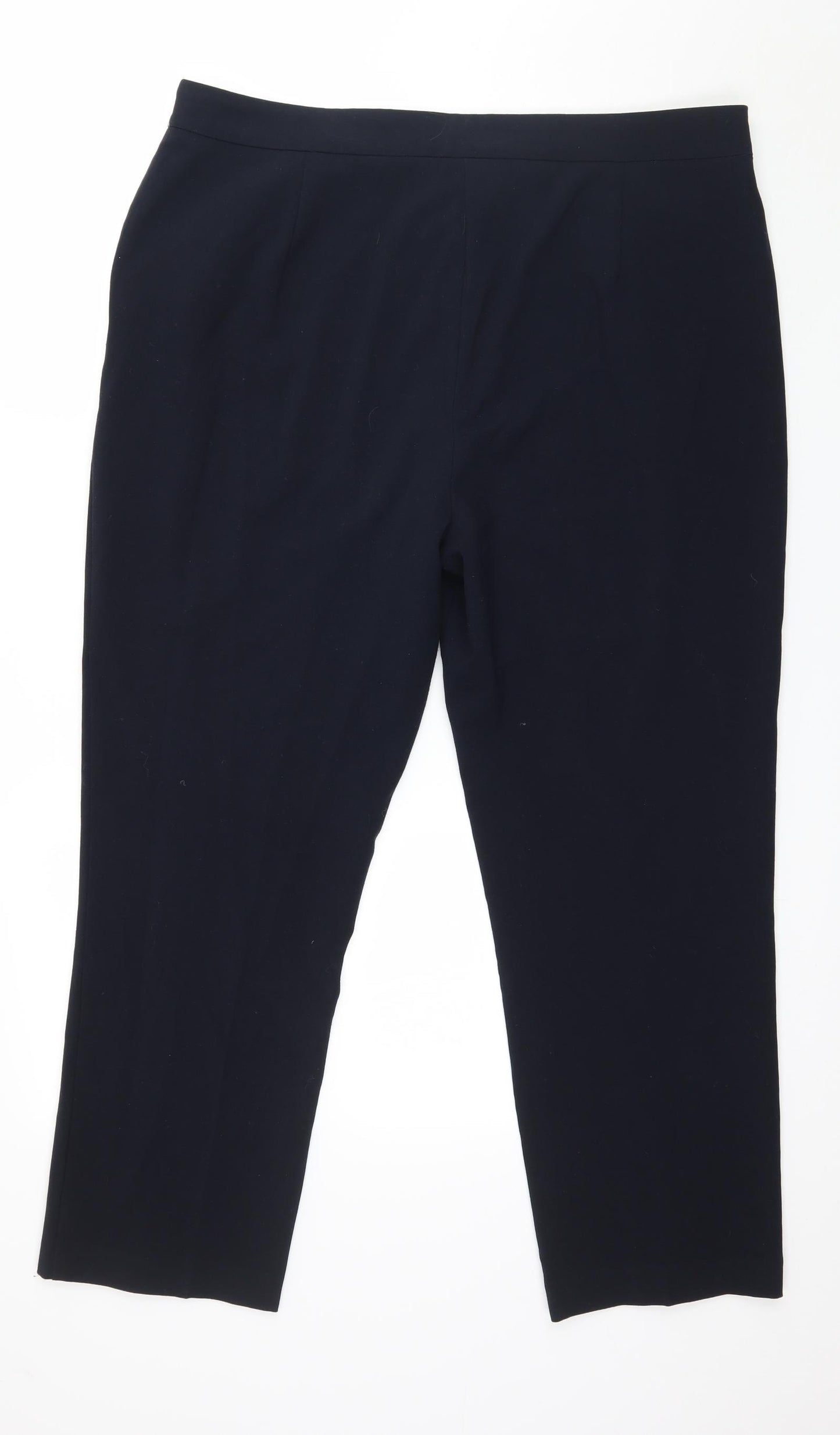 Isle Womens Black   Trousers  Size 18 L27 in