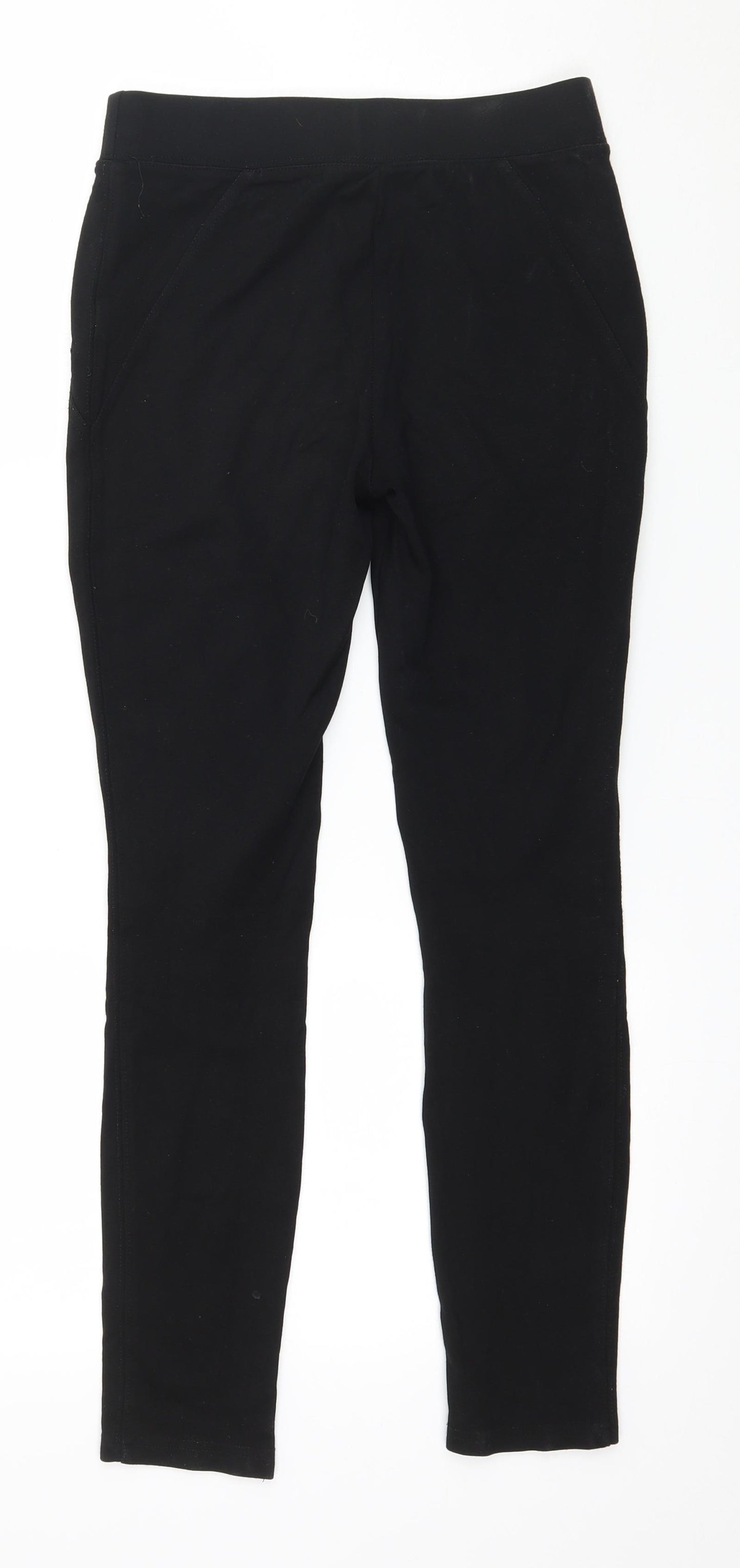 New Look Womens Black  Jersey Capri Leggings Size 8 L25 in