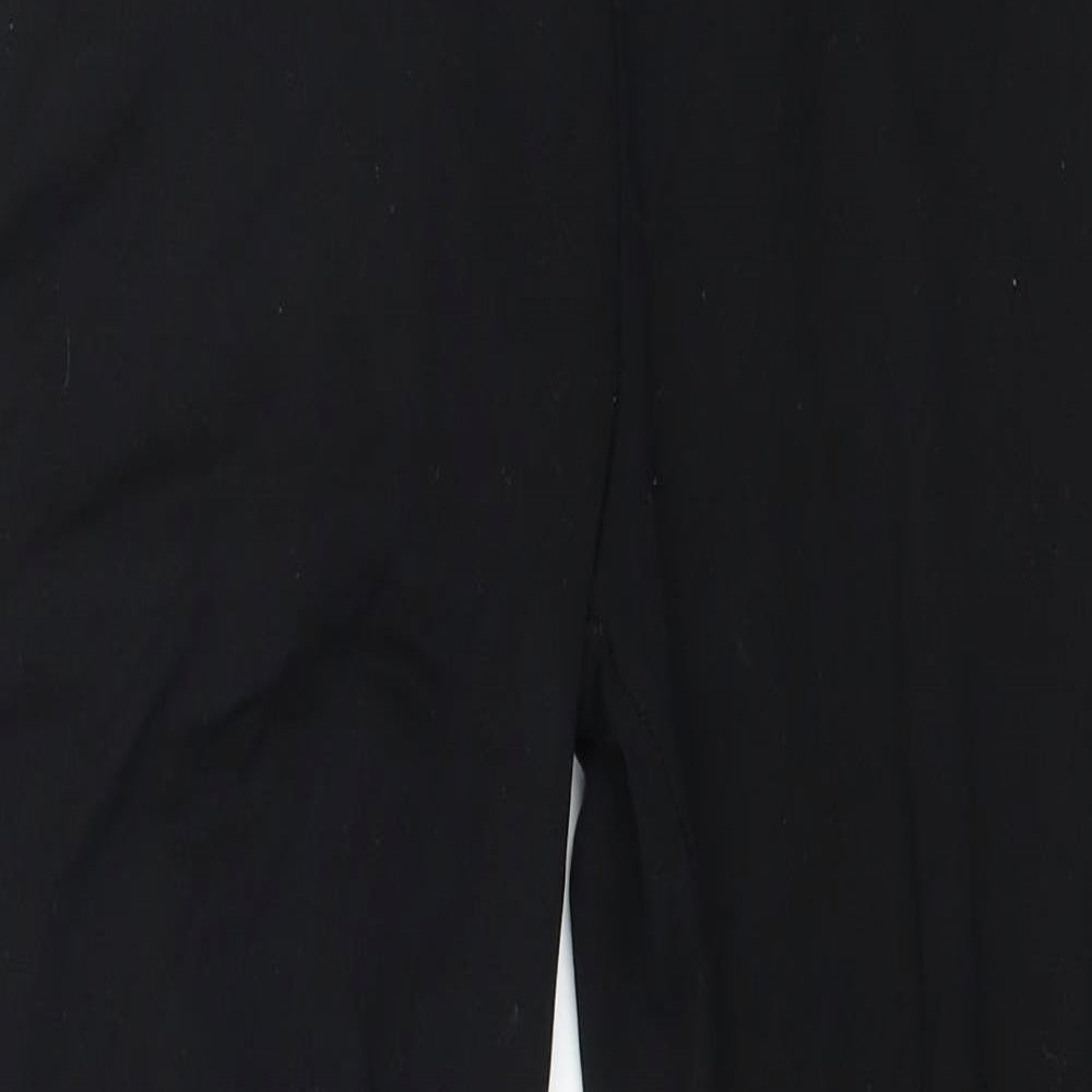 New Look Womens Black  Jersey Capri Leggings Size 8 L25 in