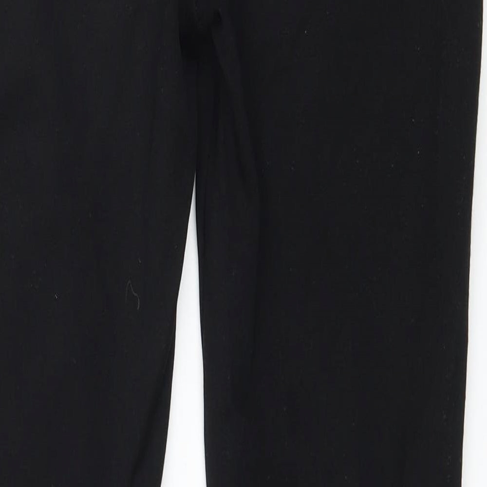 New Look Womens Black  Jersey Capri Leggings Size 8 L25 in