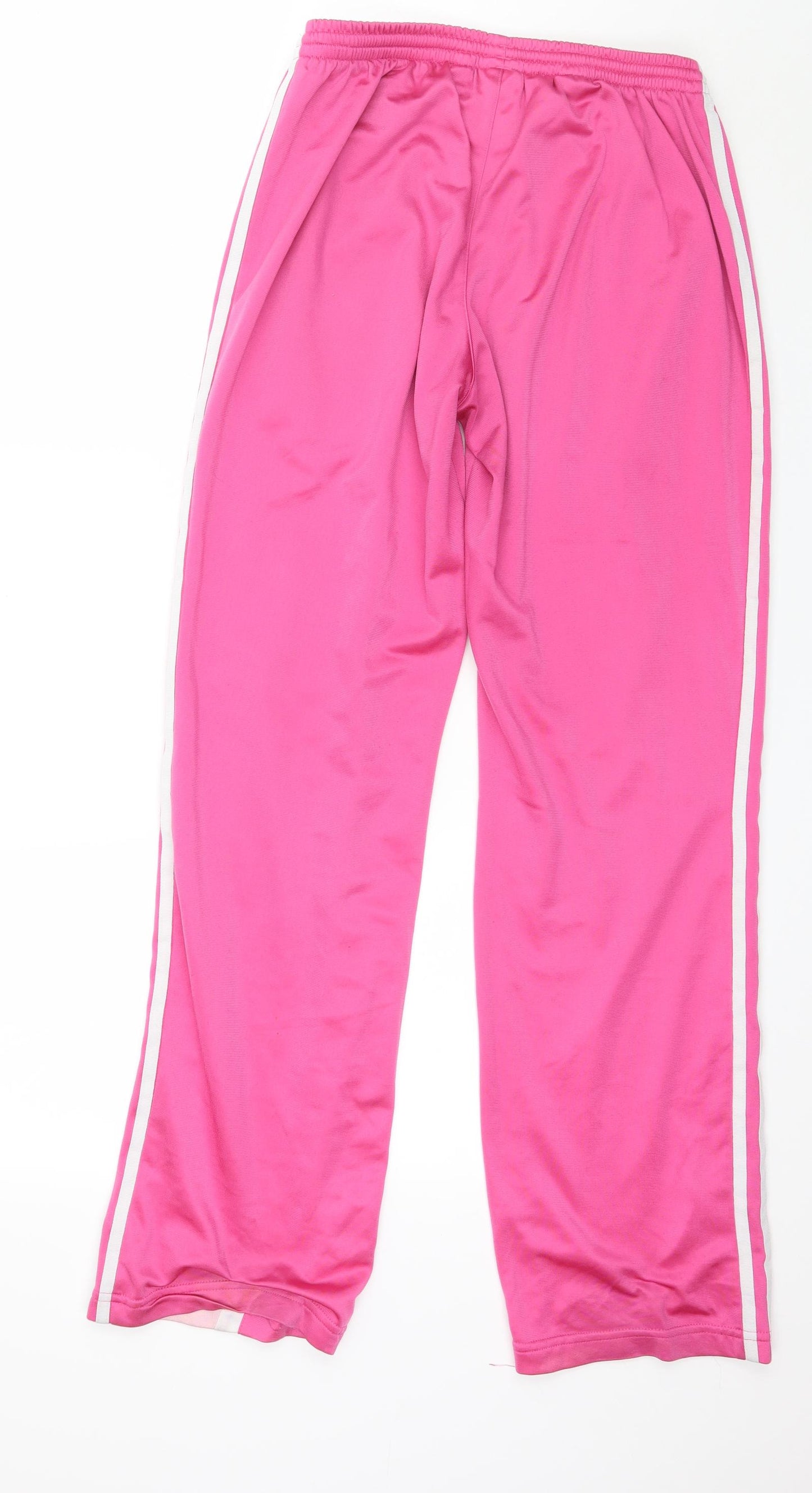 adidas Womens Pink  Jersey Jogger Trousers Size 6 L31 in