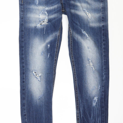 Akiro Womens Blue  Denim Skinny Jeans Size 32 in L29 in