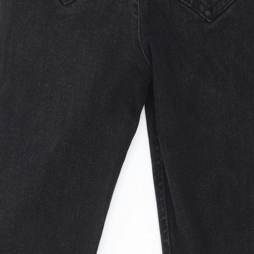 Destination Girls Grey Striped Denim Skinny Jeans Size 13 Years