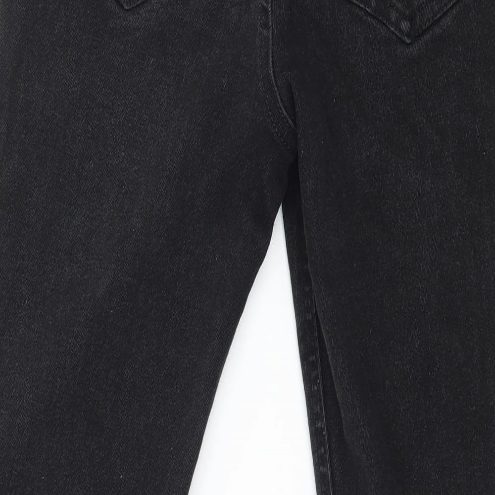 Destination Girls Grey Striped Denim Skinny Jeans Size 13 Years