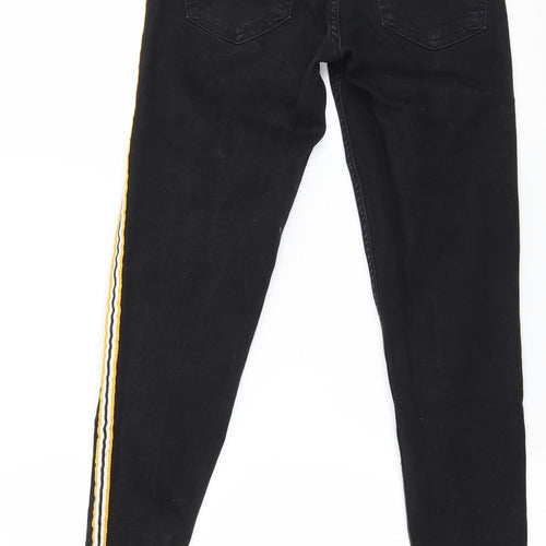 Denim & Co. Womens Black  Denim Skinny Jeans Size 8 L26 in