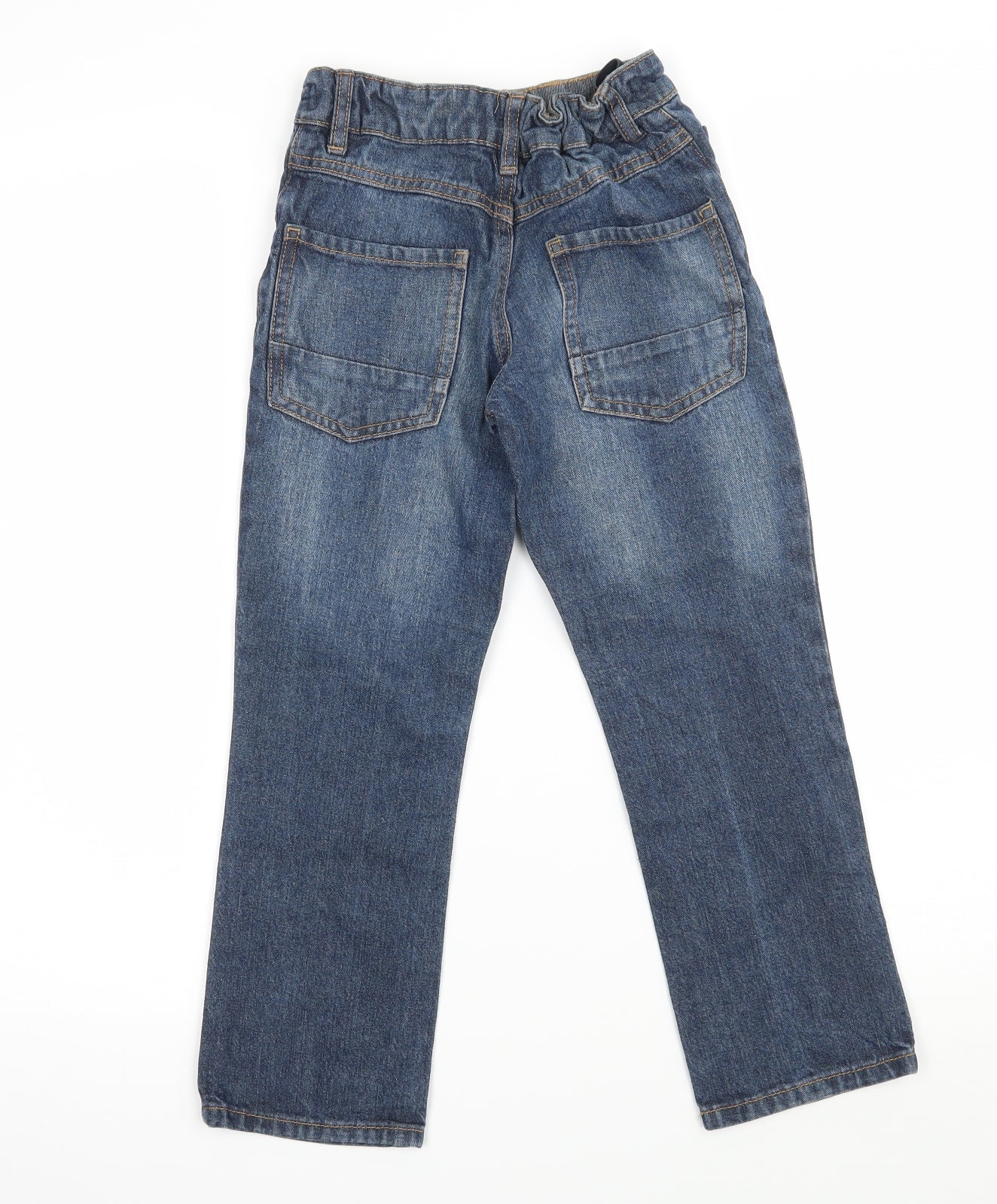 George Boys Blue  Denim Straight Jeans Size 6-7 Years