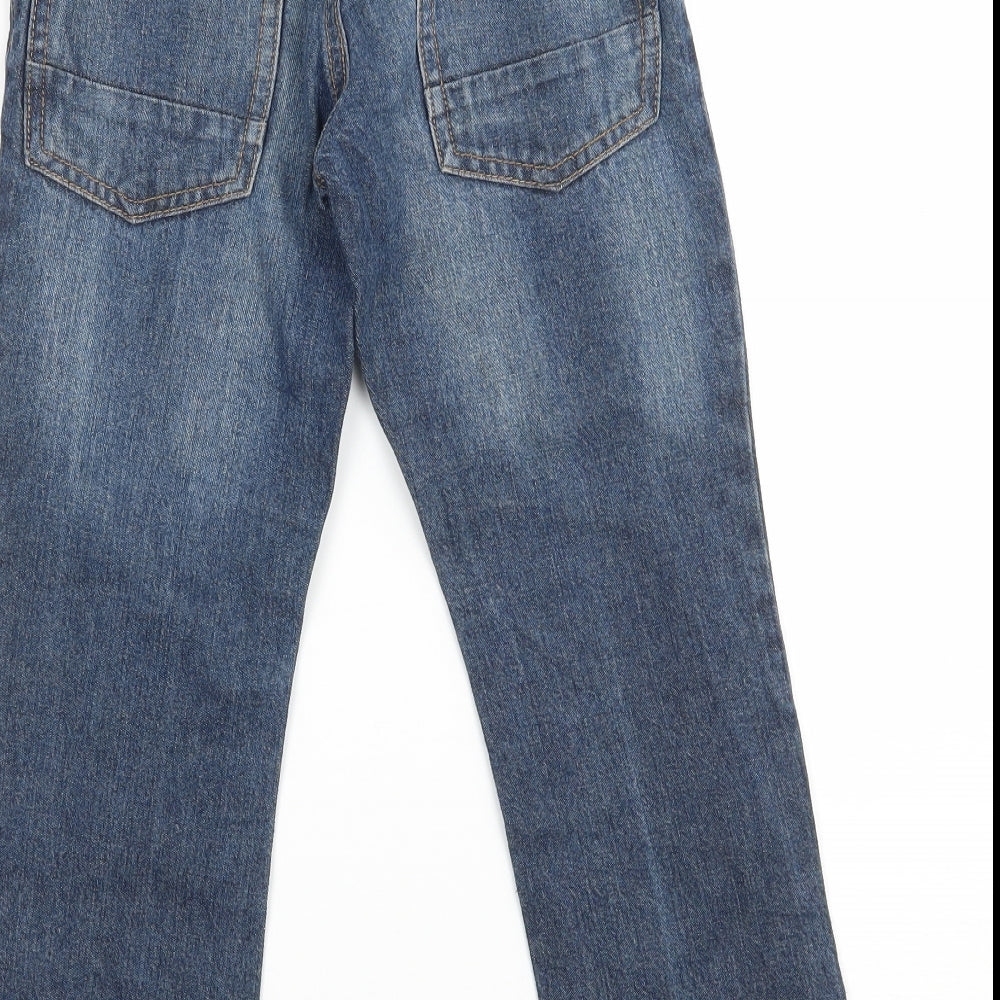 George Boys Blue  Denim Straight Jeans Size 6-7 Years