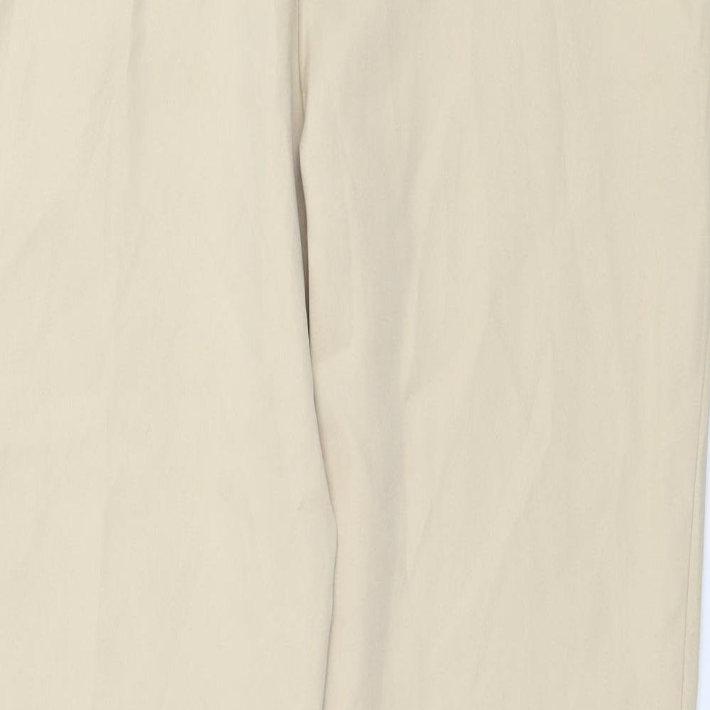 PRETTYLITTLETHING Womens Beige   Trousers  Size 10 L34 in