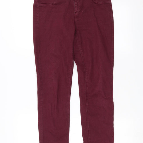Oasis Womens Purple  Denim Skinny Jeans Size 12 L27 in