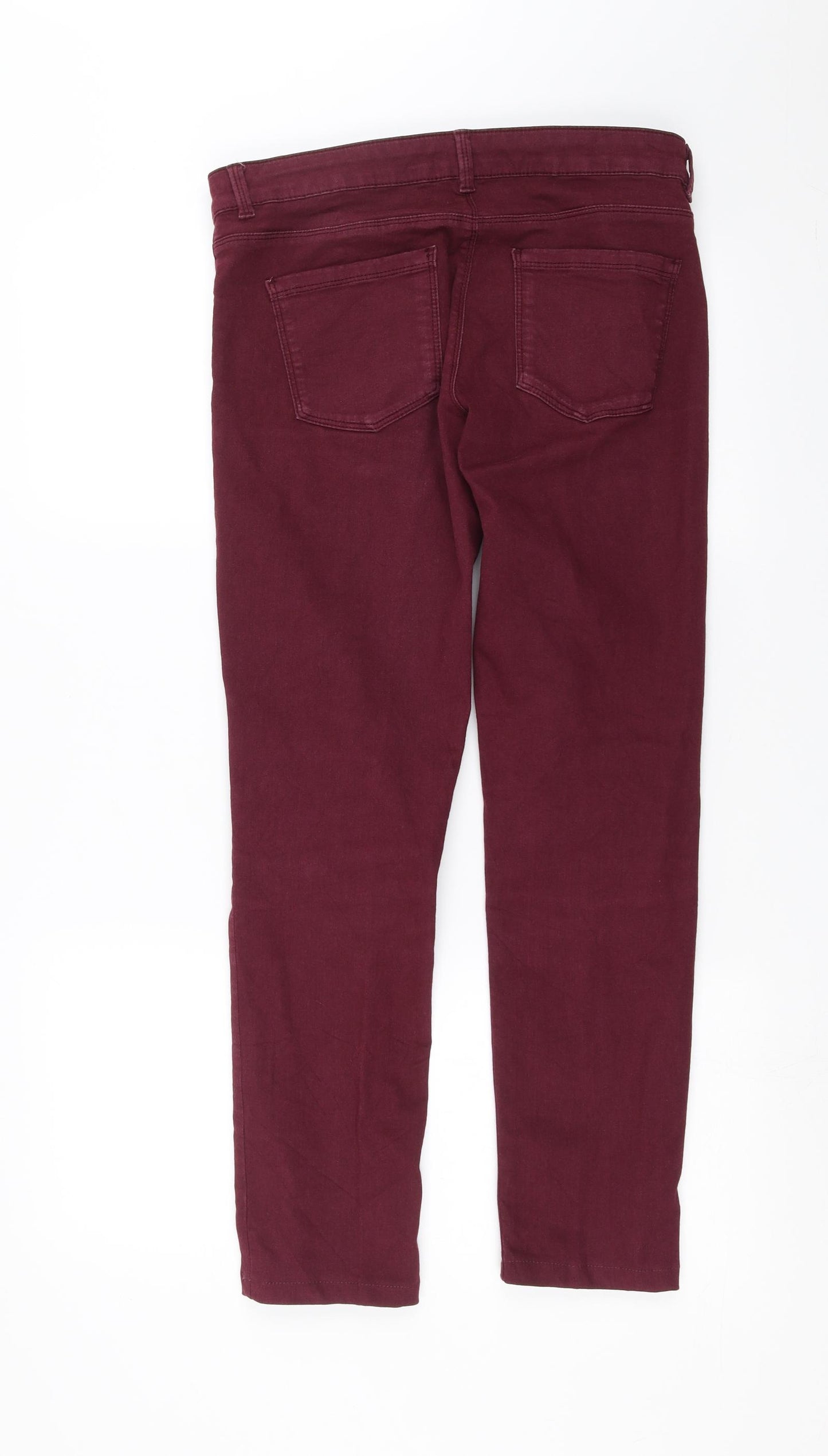 Oasis Womens Purple  Denim Skinny Jeans Size 12 L27 in