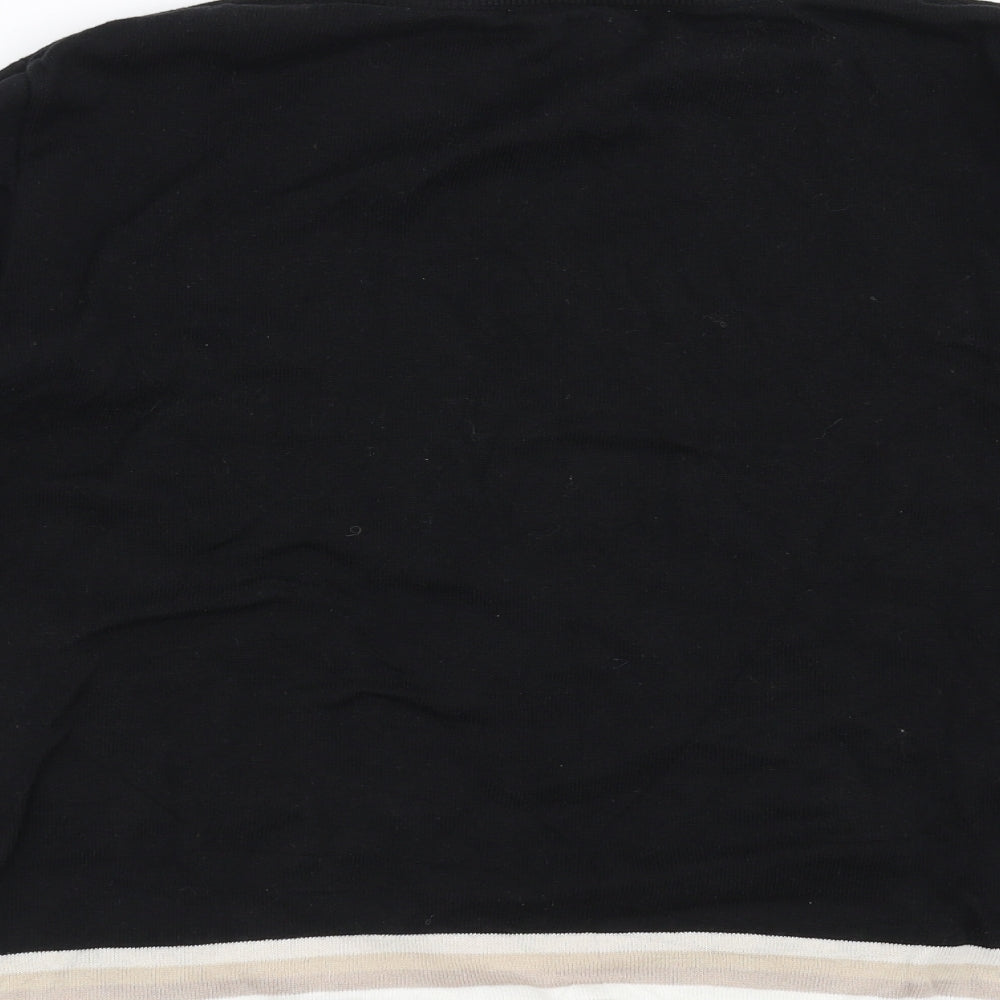 Principles Womens Black  Knit Pullover Jumper Size 12  - star
