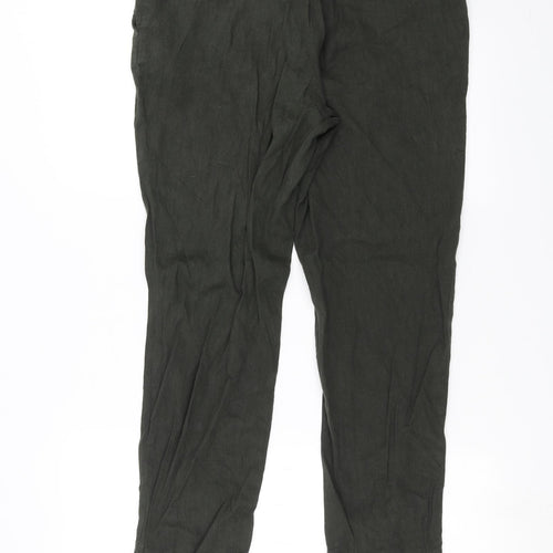 H&M Womens Green   Trousers  Size 14 L28 in