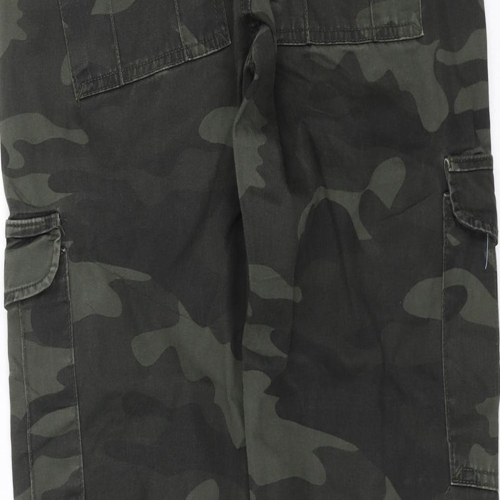 Primark Mens Green Camouflage  Cargo Trousers Size 30 in L30 in