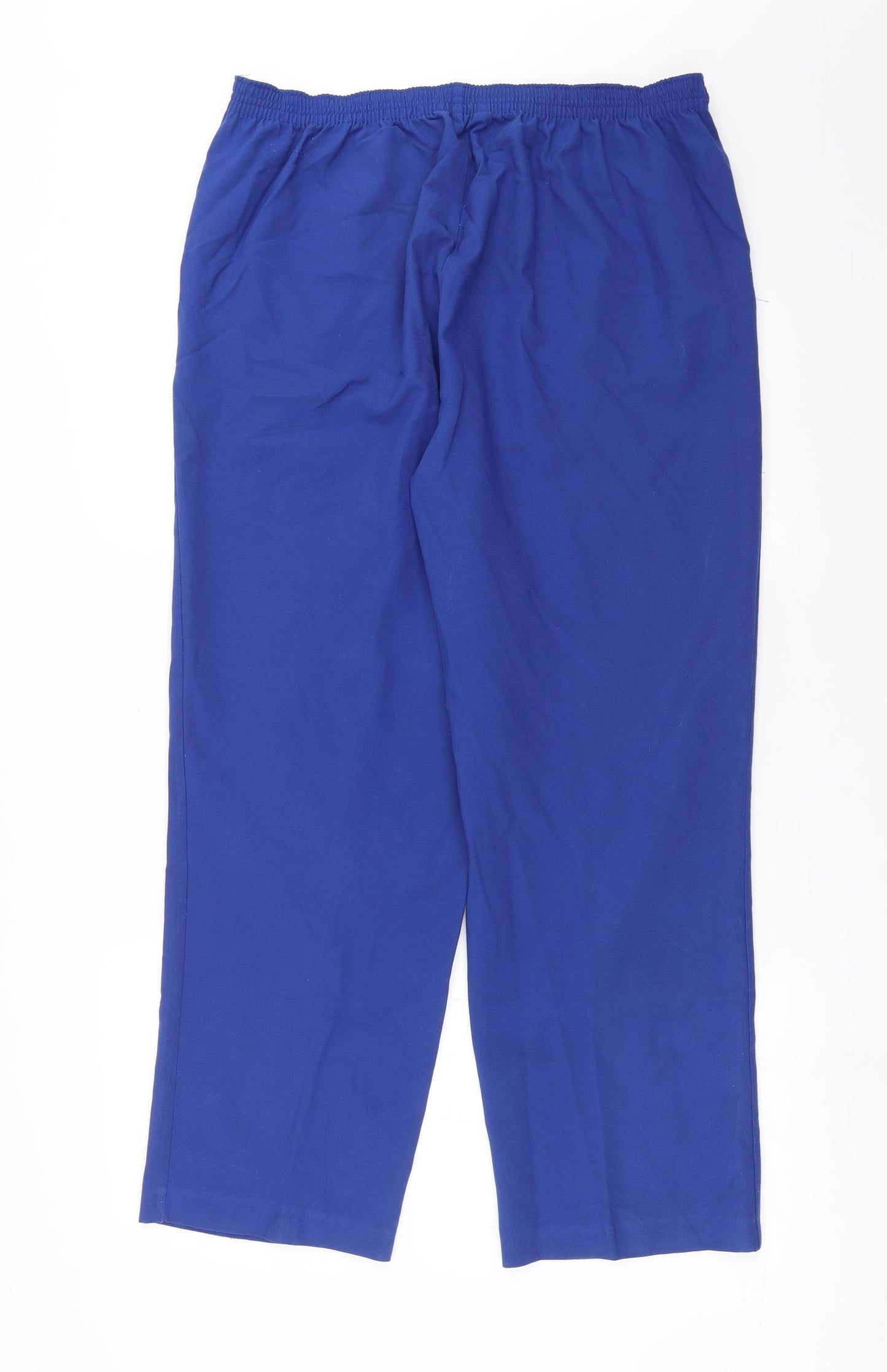 BM collection Womens Blue   Trousers  Size 16 L27 in