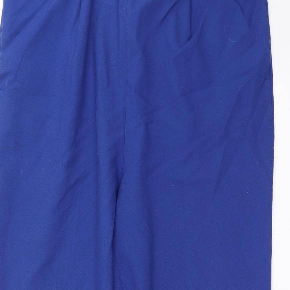 BM collection Womens Blue   Trousers  Size 16 L27 in