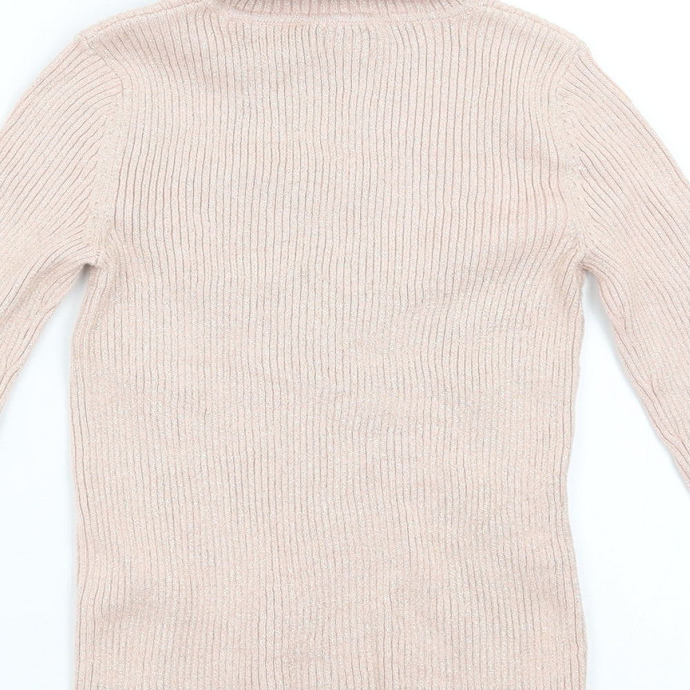 F&F  Girls Pink   Pullover Jumper Size 7-8 Years
