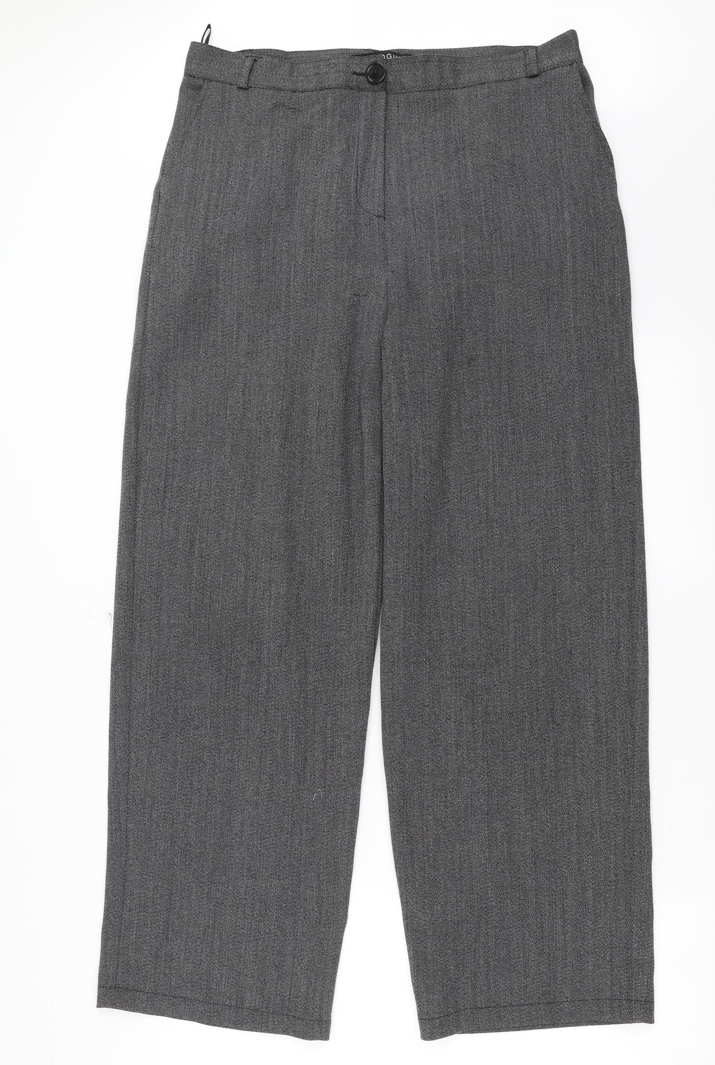 Dialogue Womens Grey   Trousers  Size L L29 in